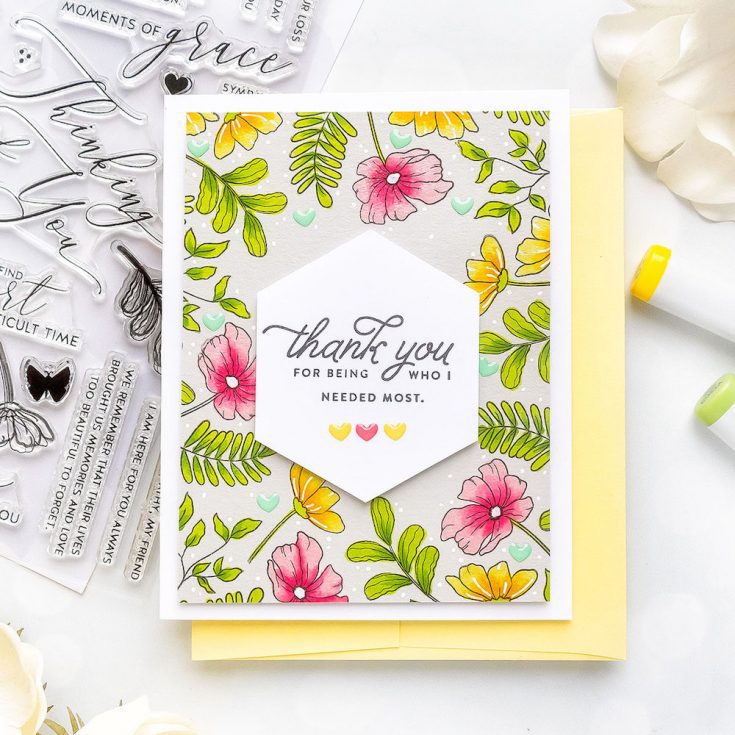 Yana Smakula Simon Says Stamp January 2020 Throwback Thursday Love Messages and Moments of Grace stamp sets