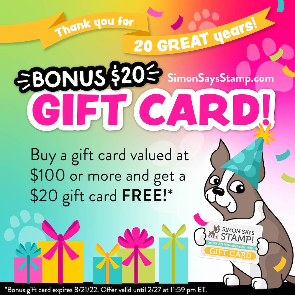 This weekend only! Get a BONUS 20 gift card!
