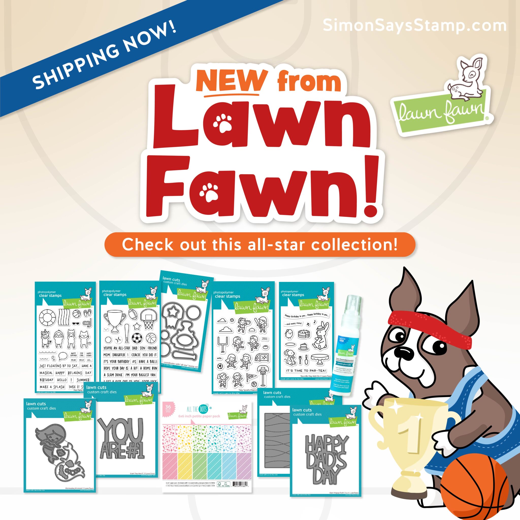 Shipping NOW: New Lawn Fawn!