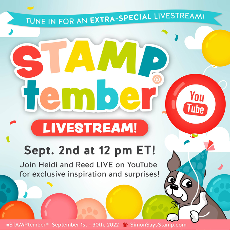 STAMPtember LiveStream today