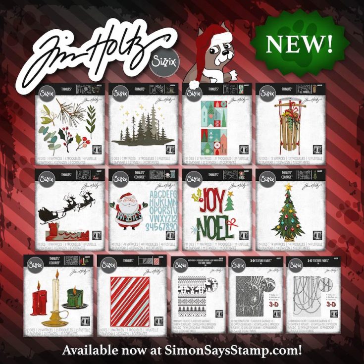 Tim Holtz Christmas Holiday 2023 Sizzix Release!