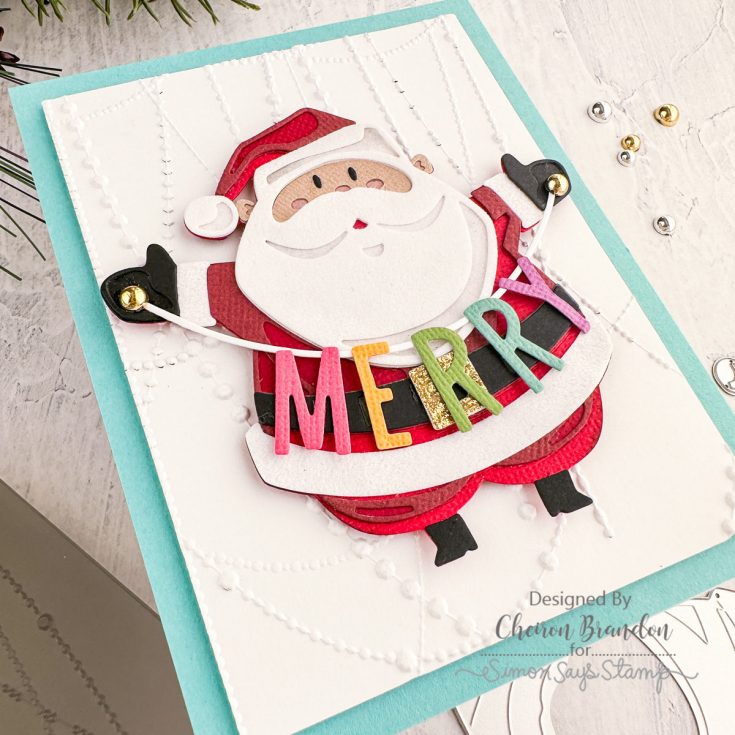 Tim Holtz -Stampers Anonymous Jolly Santa