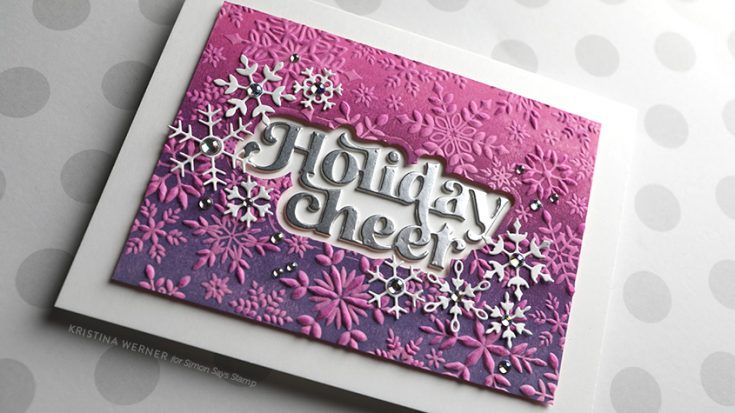 Double Embossing: Another Way to Use Embossing Folders! - Nina-Marie Design