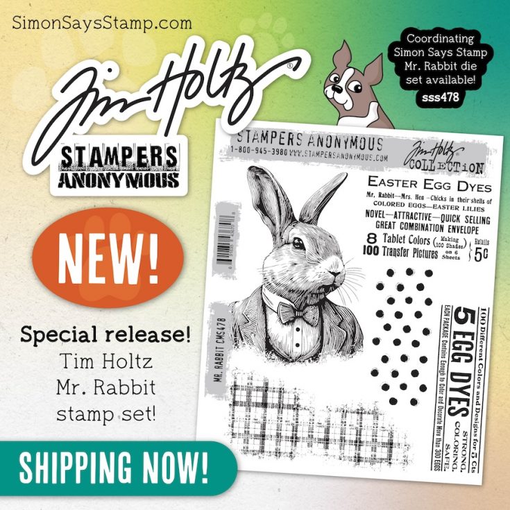 Brand NEW! Mr. Rabbit from Tim Holtz!