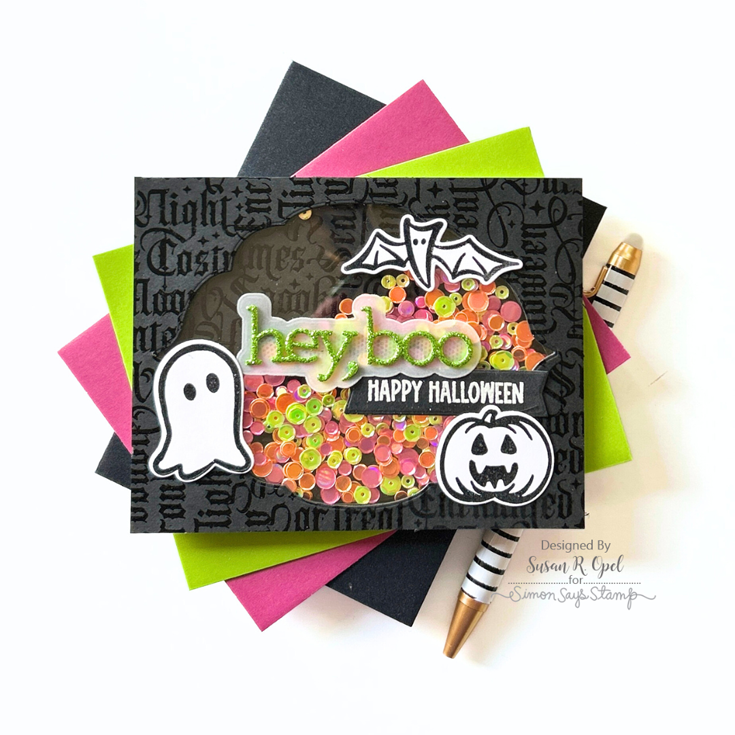 Tim Holtz Tiny Frights stamp Simon Says Stamp coordinating dies