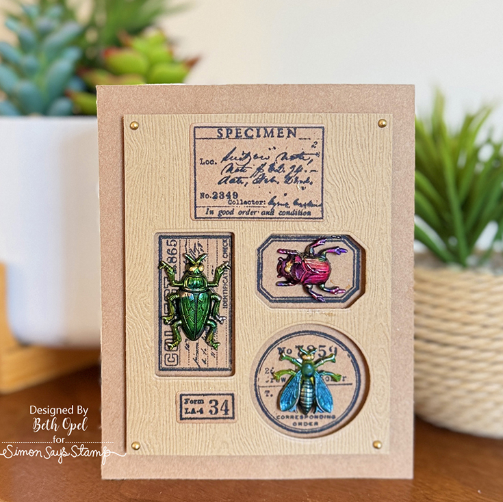 Beth Opel Tim Holtz Industrial Coordinating Dies Blog Hop