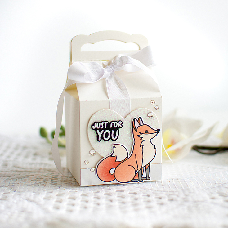 Shine On Blog Hop Heather Hoffman Clever Fox stamp, coordinating die, and stencil